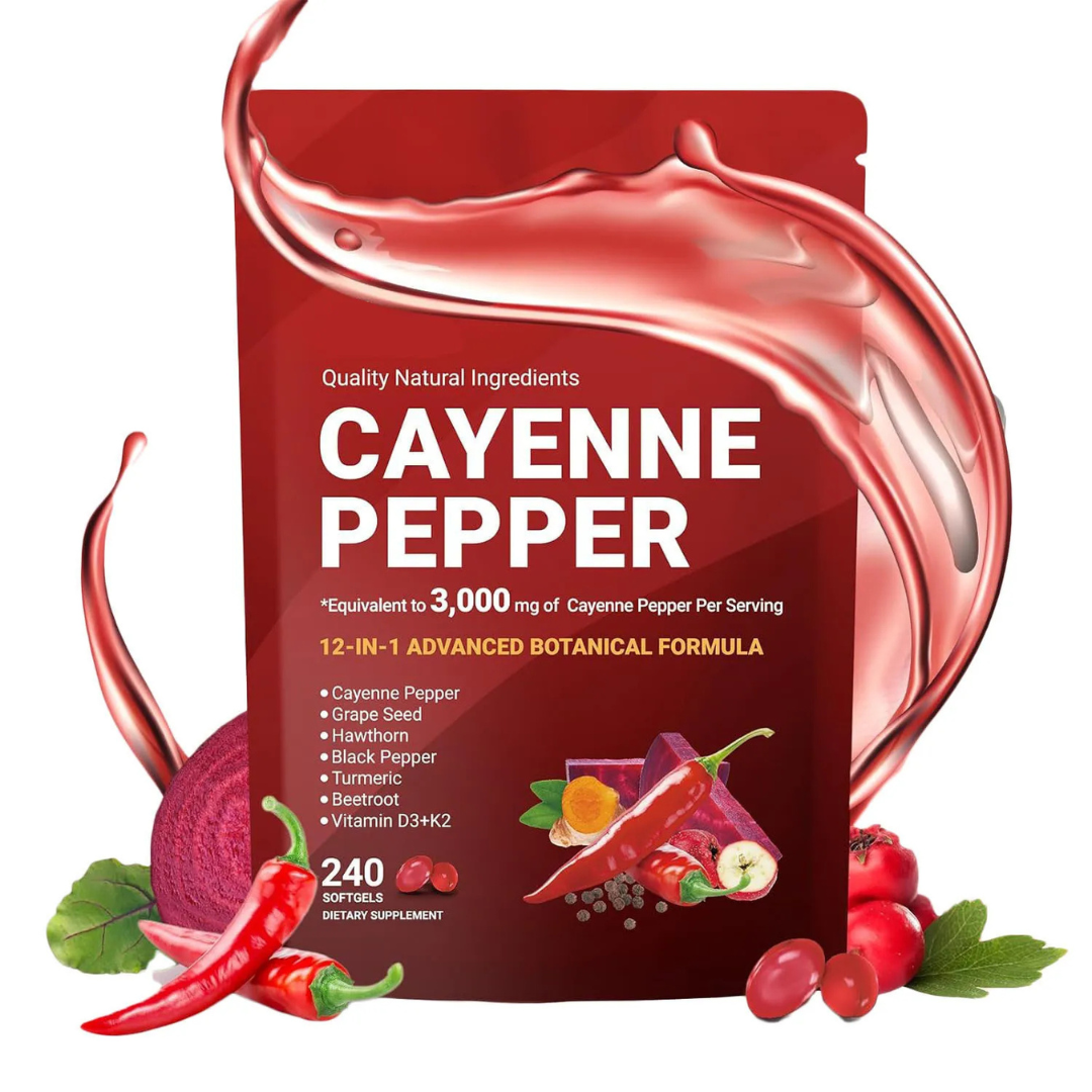 FemmiGlow Cayenne Pepper Softgels