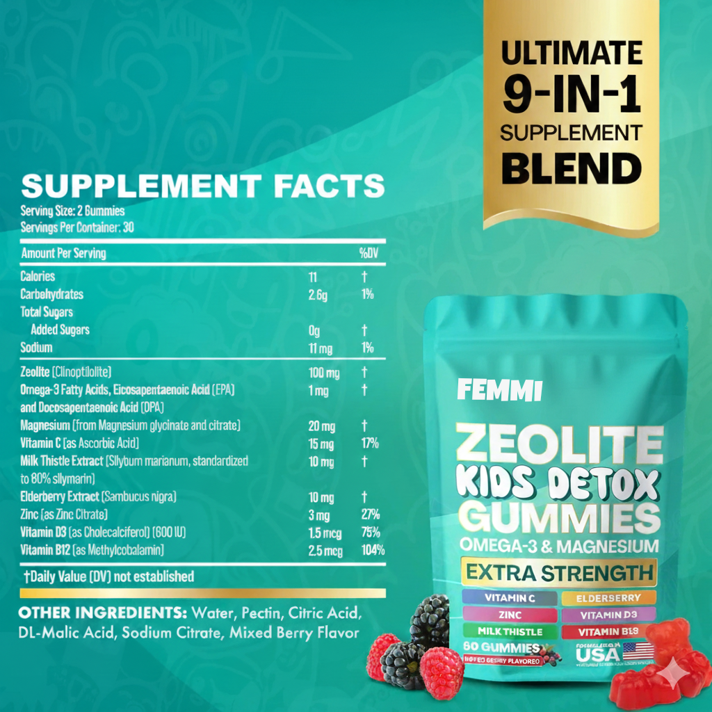 Femmi Detox Gummies for Kids